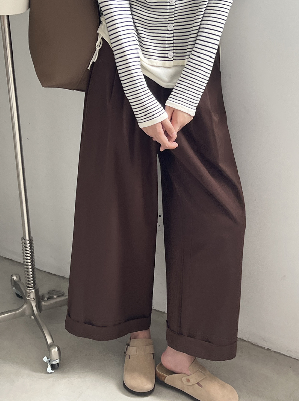 ウエストゴムロールアップワイドパンツ | 詳細画像6