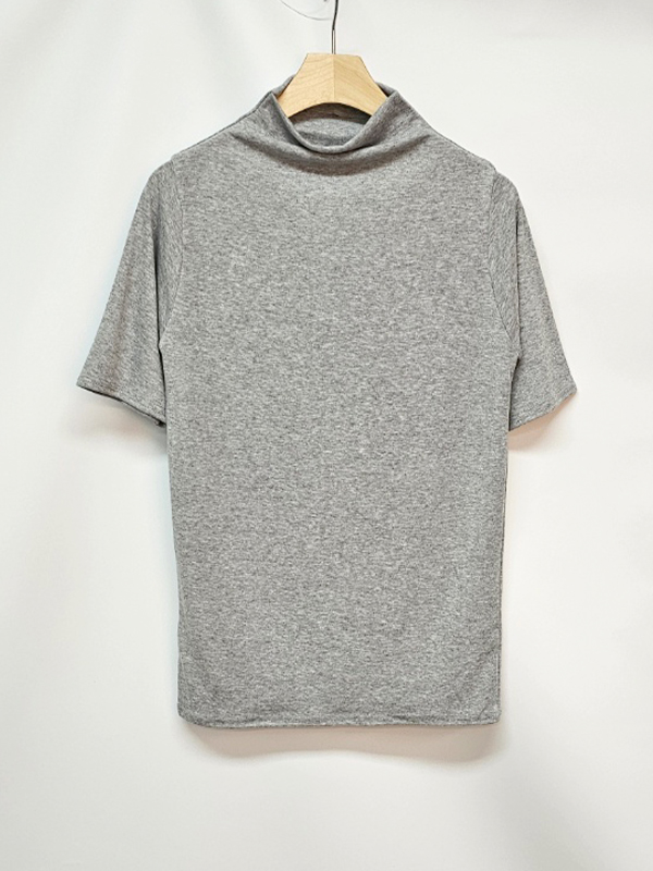 モックネック半袖Tシャツ | 詳細画像12