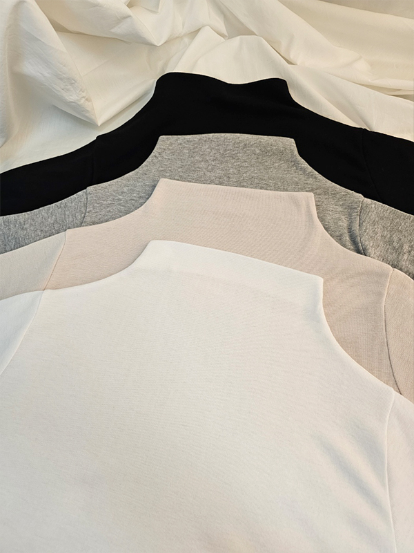 モックネック半袖Tシャツ | 詳細画像15