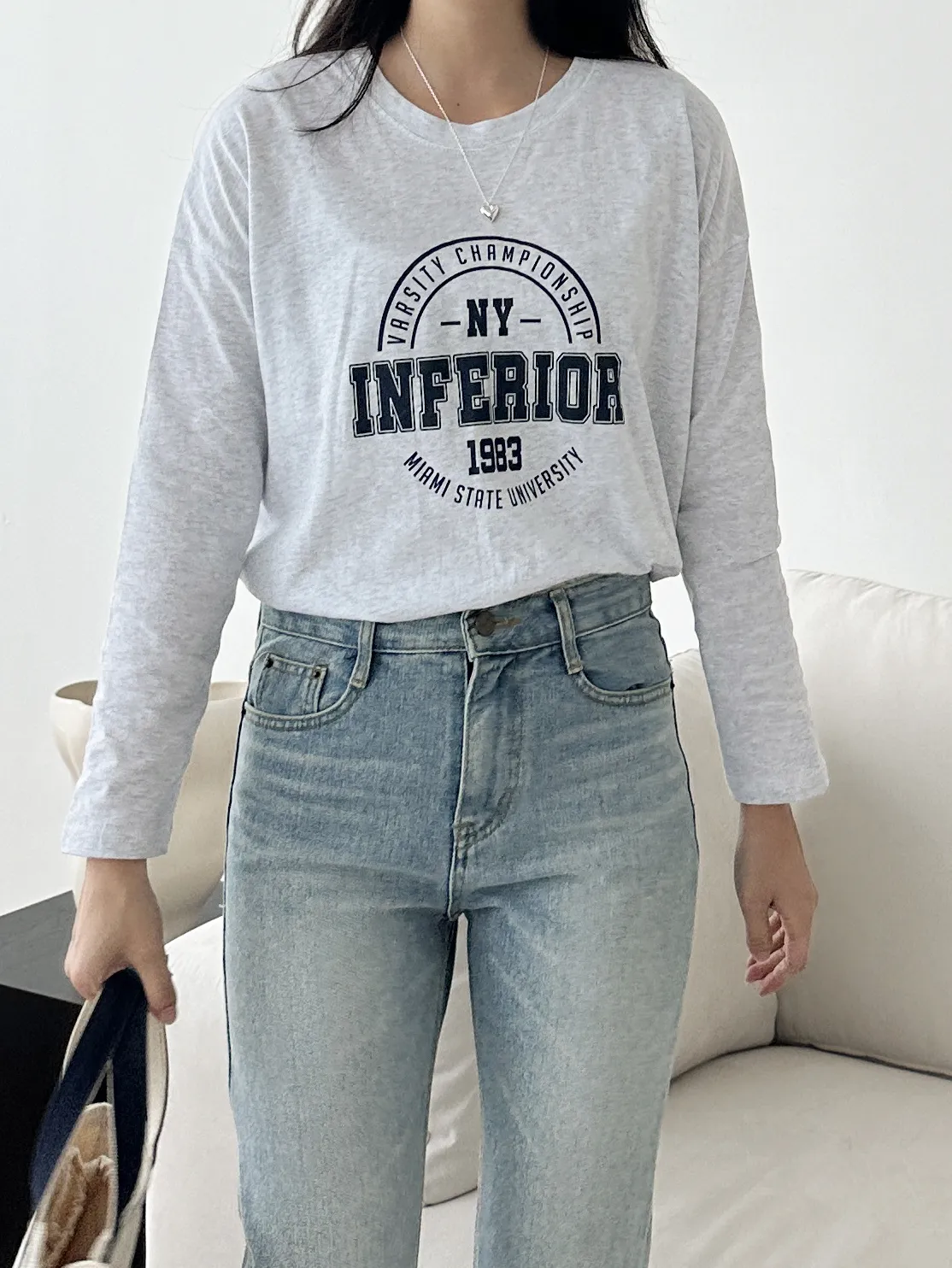 INFERIORサークルロゴ長袖Tシャツ | 詳細画像1