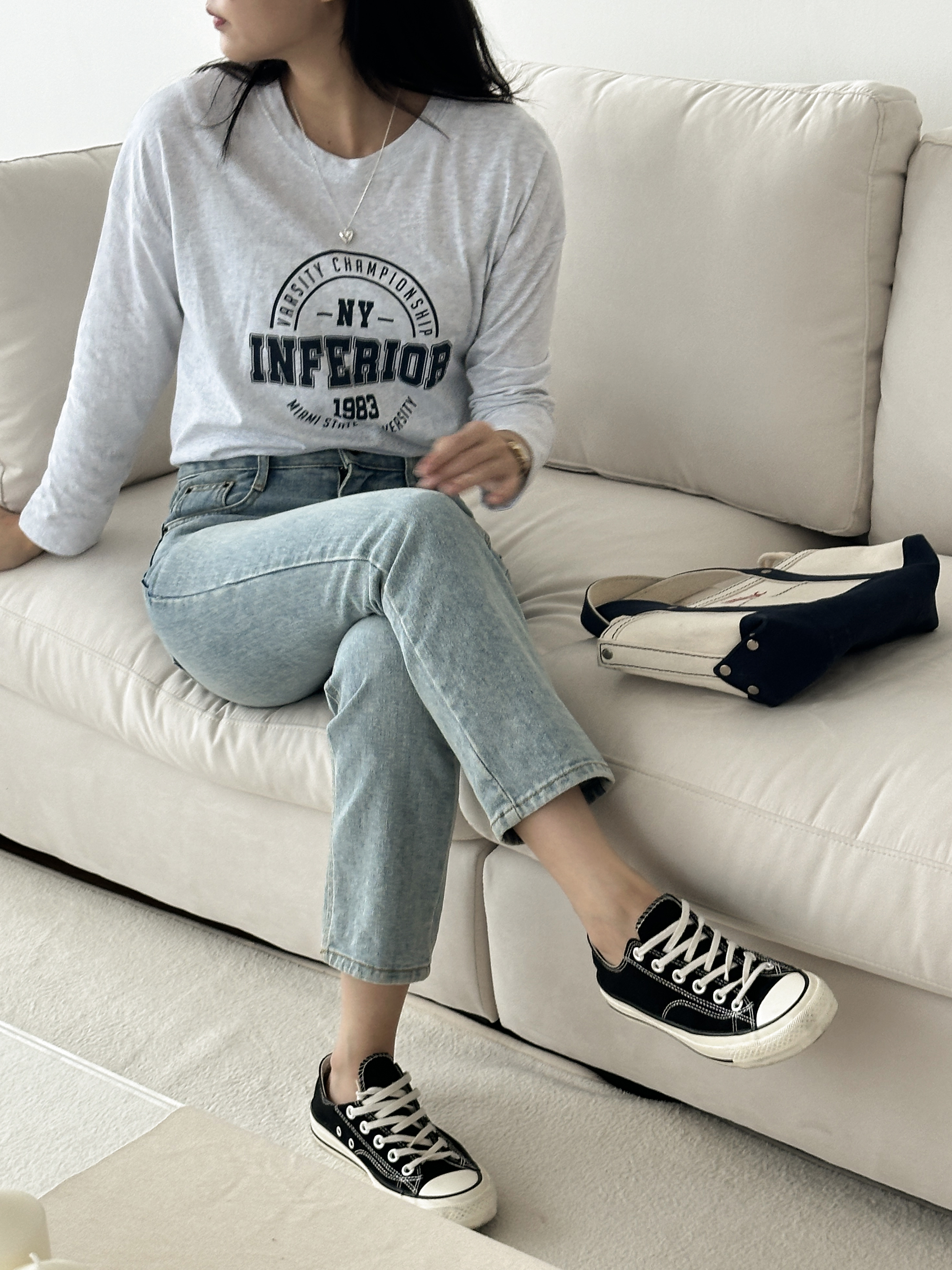 INFERIORサークルロゴ長袖Tシャツ | 詳細画像2