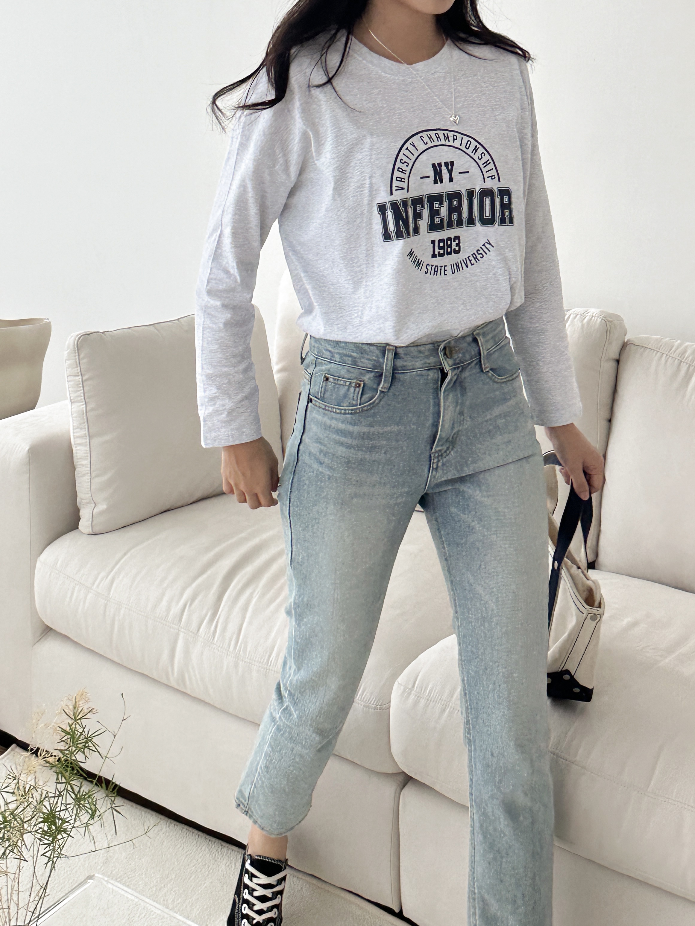 INFERIORサークルロゴ長袖Tシャツ | 詳細画像3