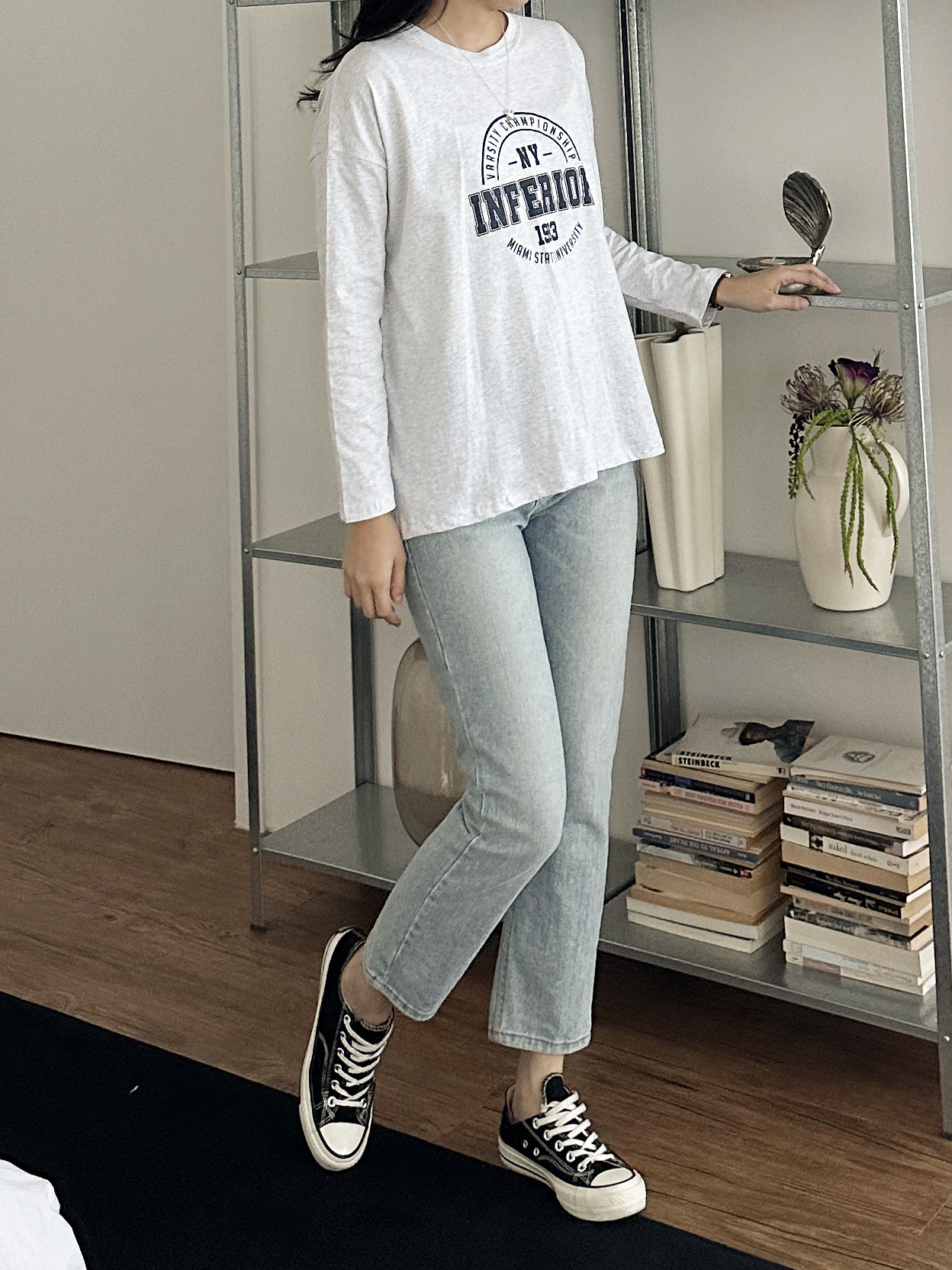 INFERIORサークルロゴ長袖Tシャツ | 詳細画像4