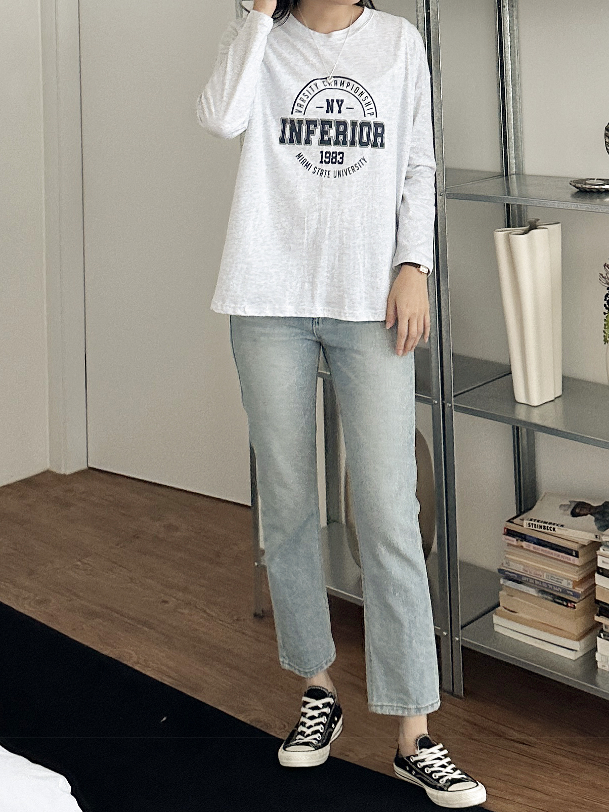 INFERIORサークルロゴ長袖Tシャツ | 詳細画像5