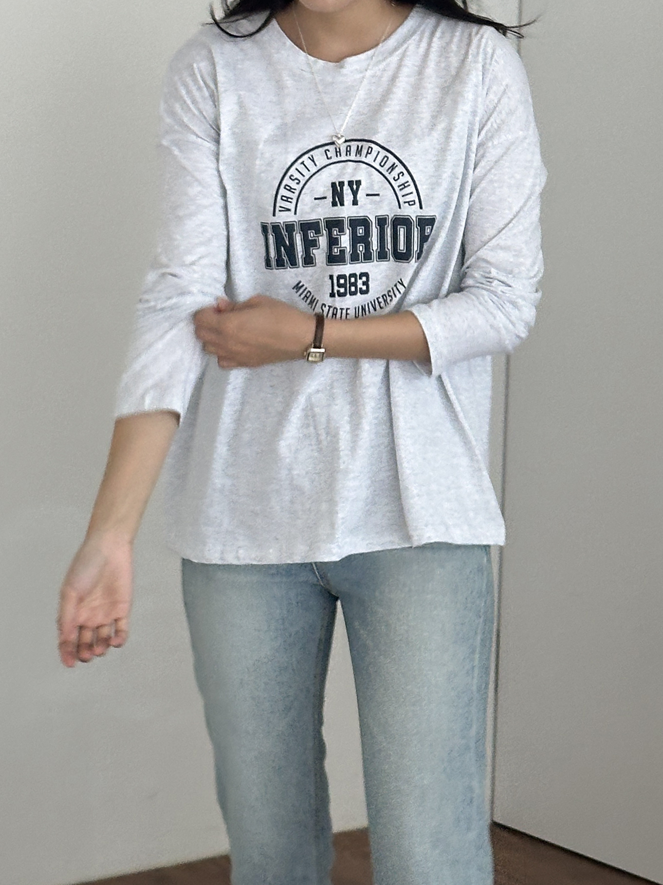 INFERIORサークルロゴ長袖Tシャツ | 詳細画像6