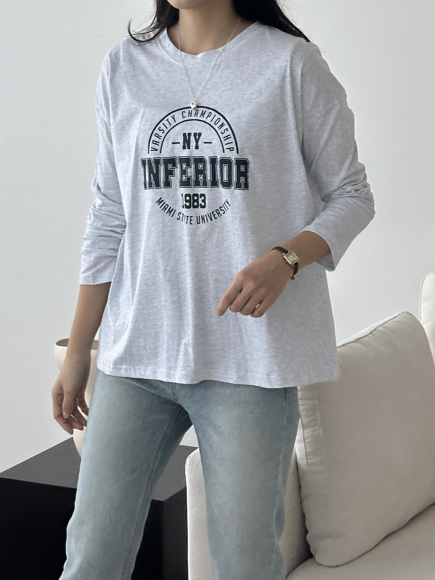 INFERIORサークルロゴ長袖Tシャツ | 詳細画像7