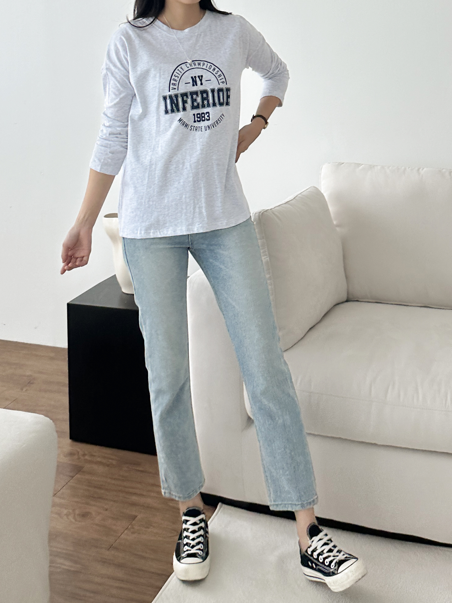 INFERIORサークルロゴ長袖Tシャツ | 詳細画像8