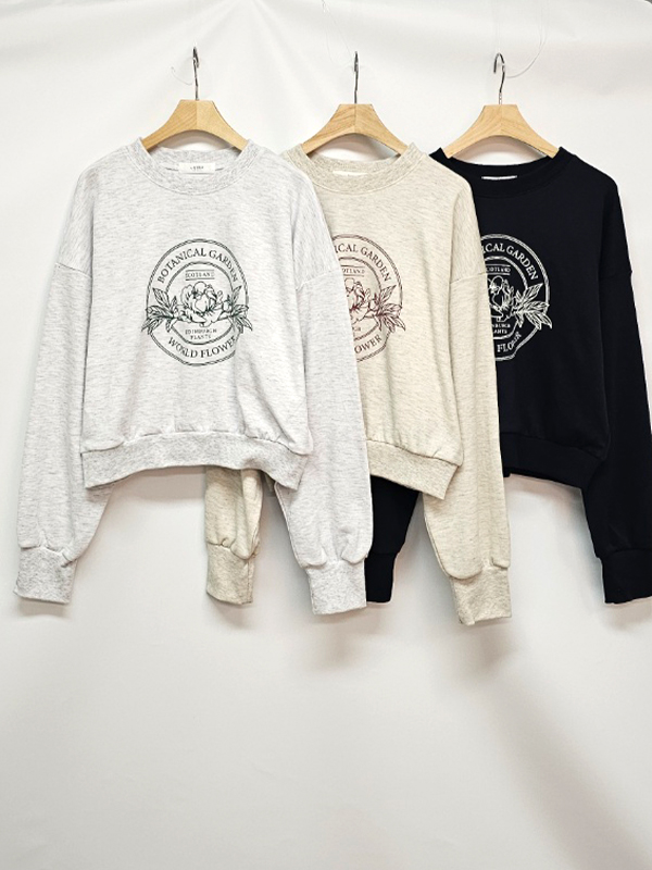 BOTANICALサークルプリントスウェット | 詳細画像11