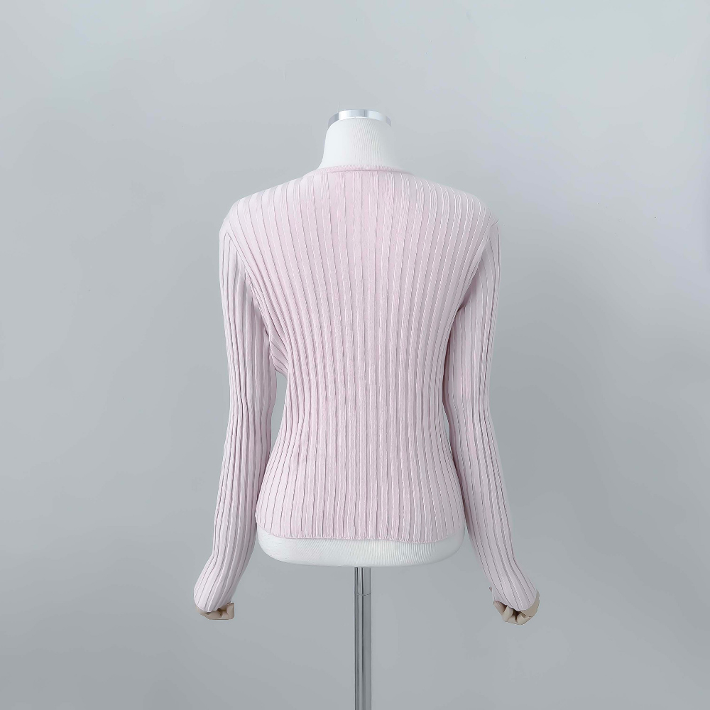 リブニット長袖カーディガン | 詳細画像19