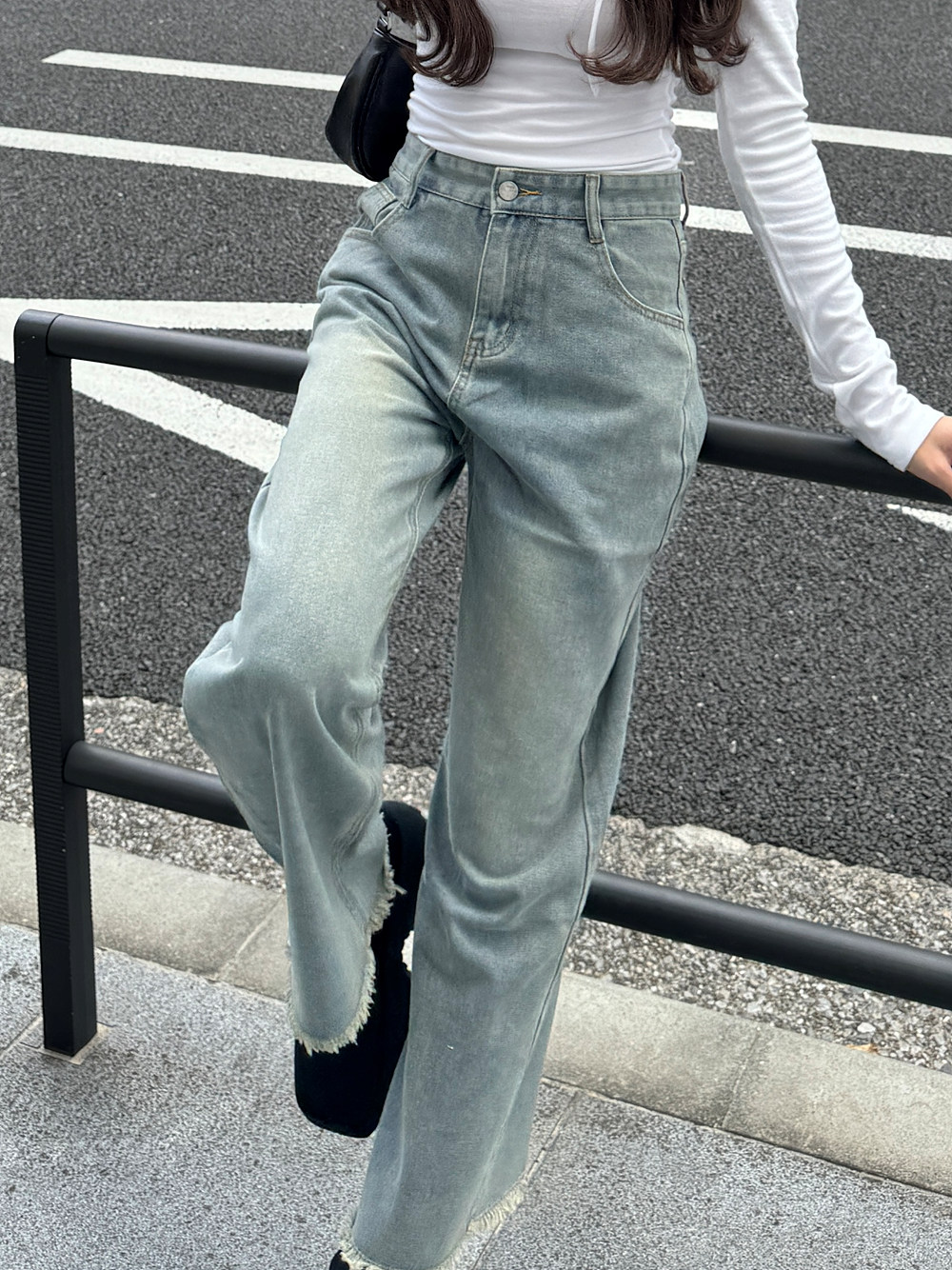 ハイウエストダメージデニムパンツ | 詳細画像11