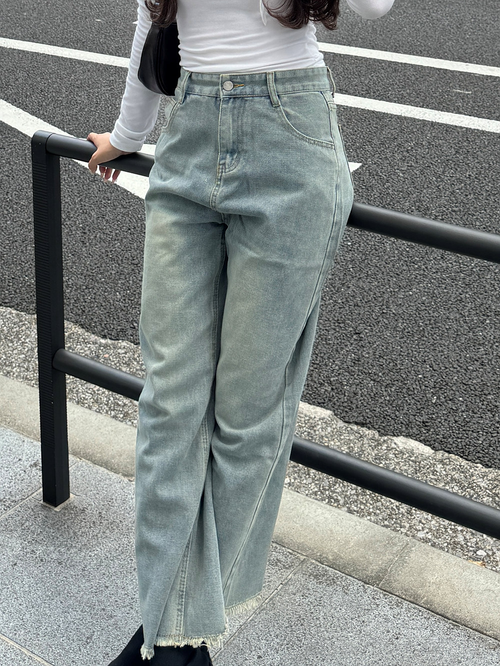 ハイウエストダメージデニムパンツ | 詳細画像12