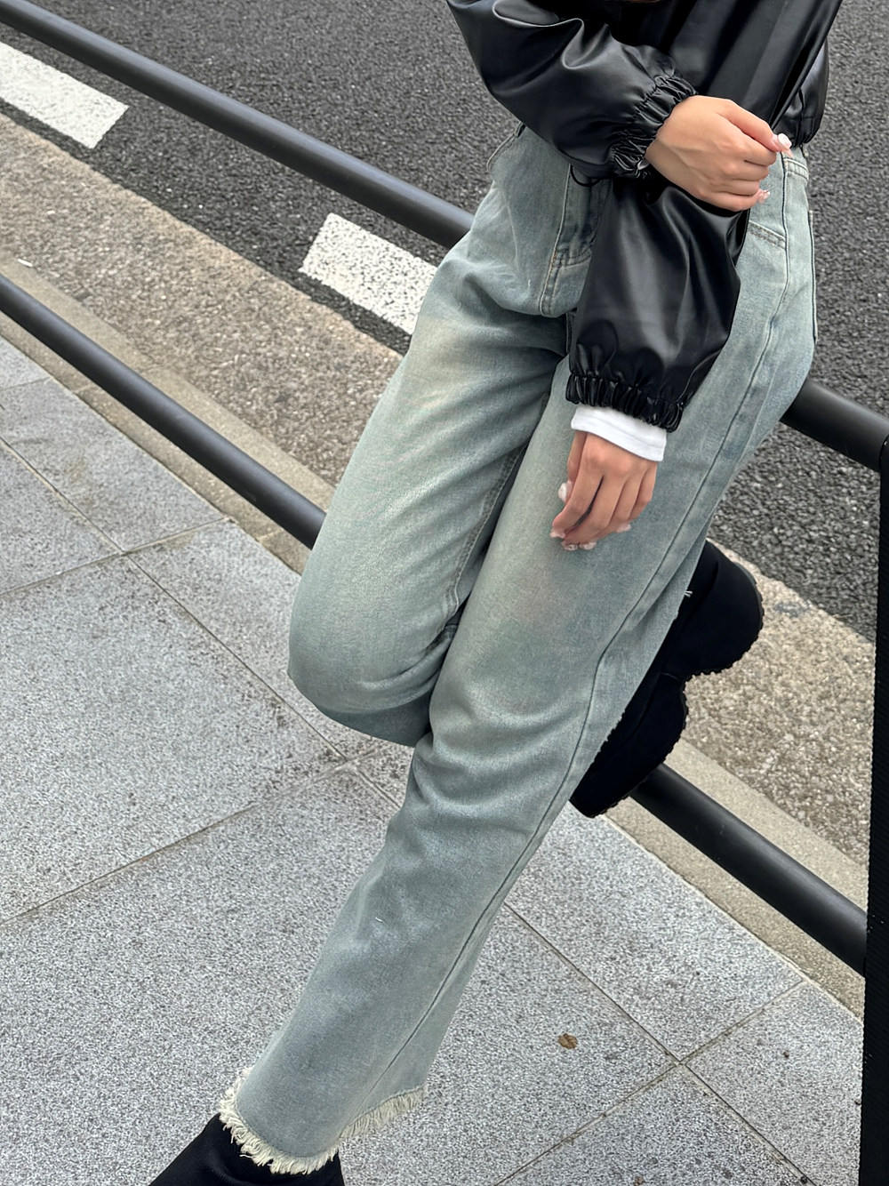 ハイウエストダメージデニムパンツ | 詳細画像15