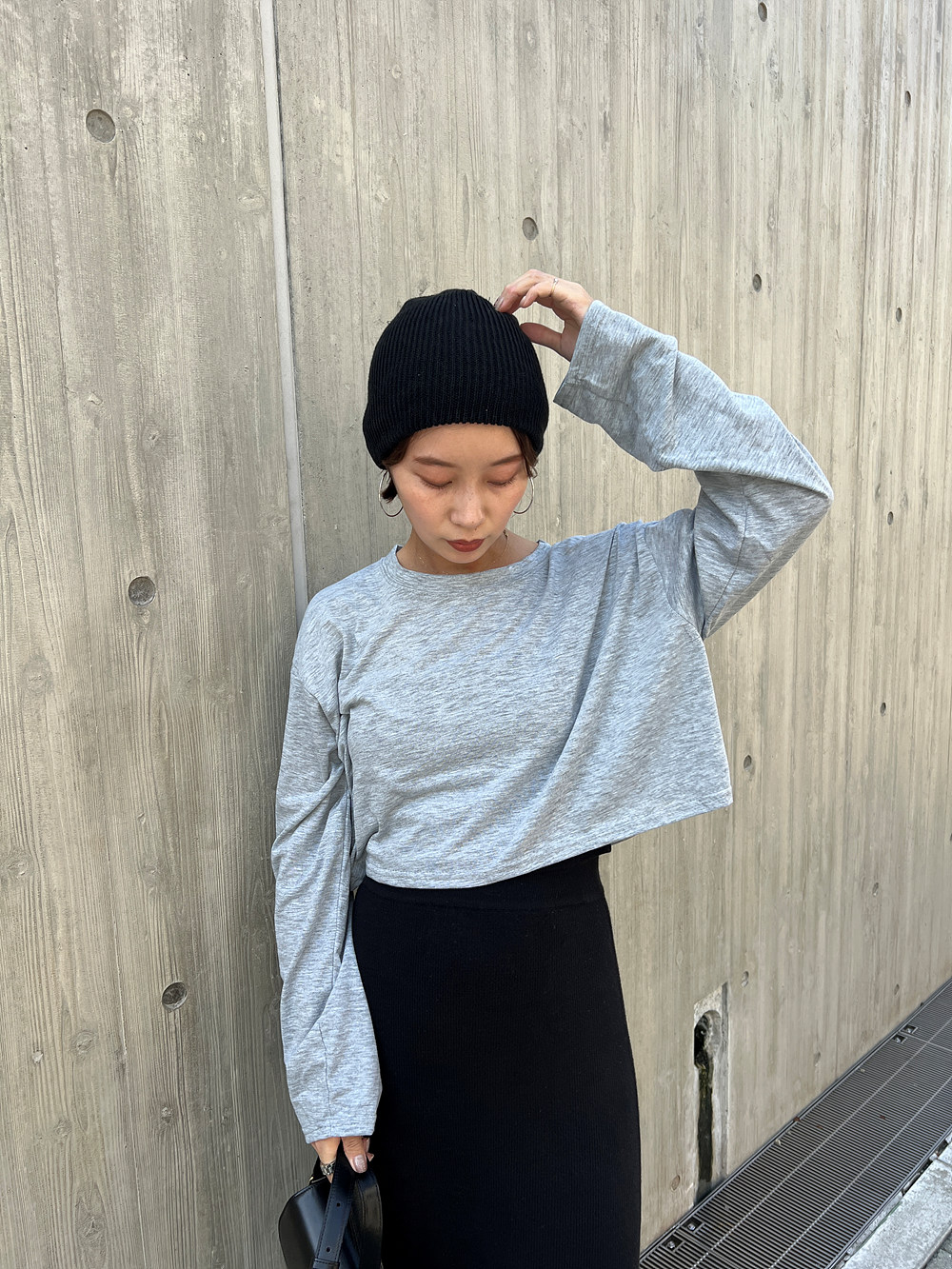 doublet【ダブレット】クロップド ロングスリーブTシャツ doublet
