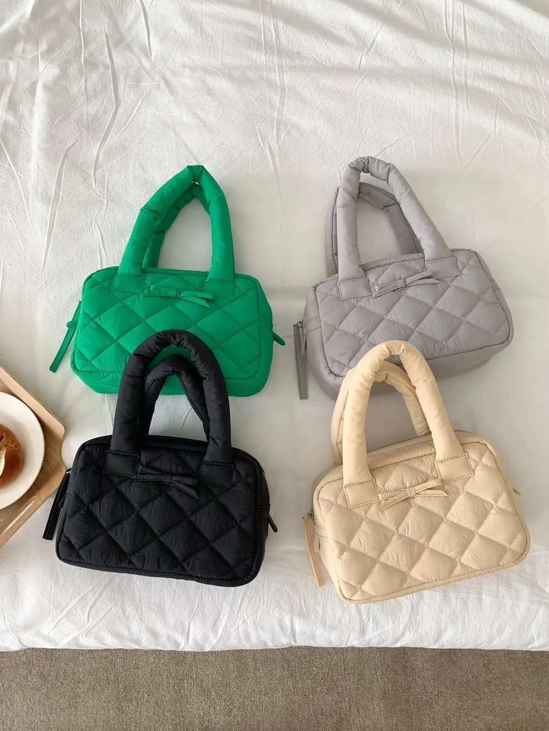 リボンキルティングトートバッグ | 詳細画像1