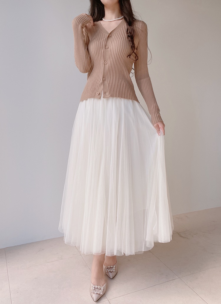 acka tulle long skirt tulle long skirt – Acka online store