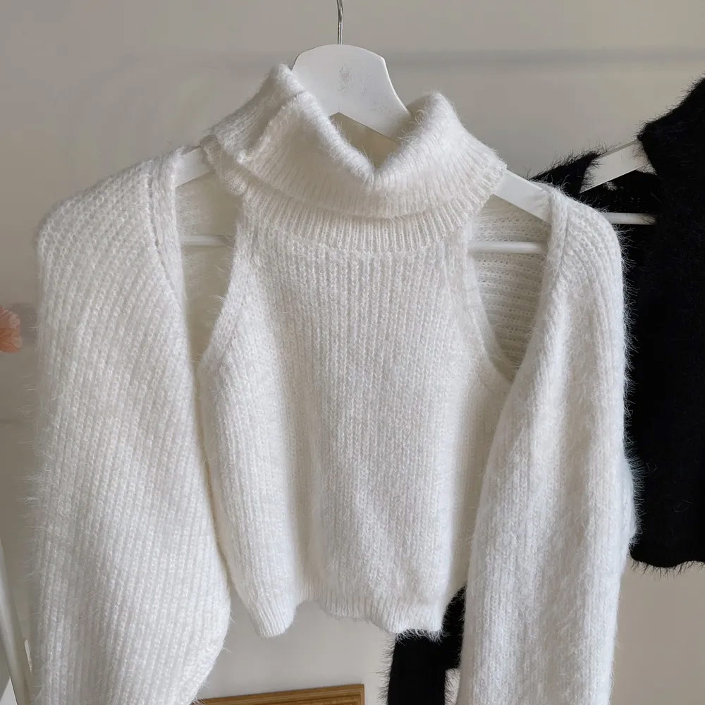 シャギーニットタートルノースリーブ&ボレロSET | 詳細画像28