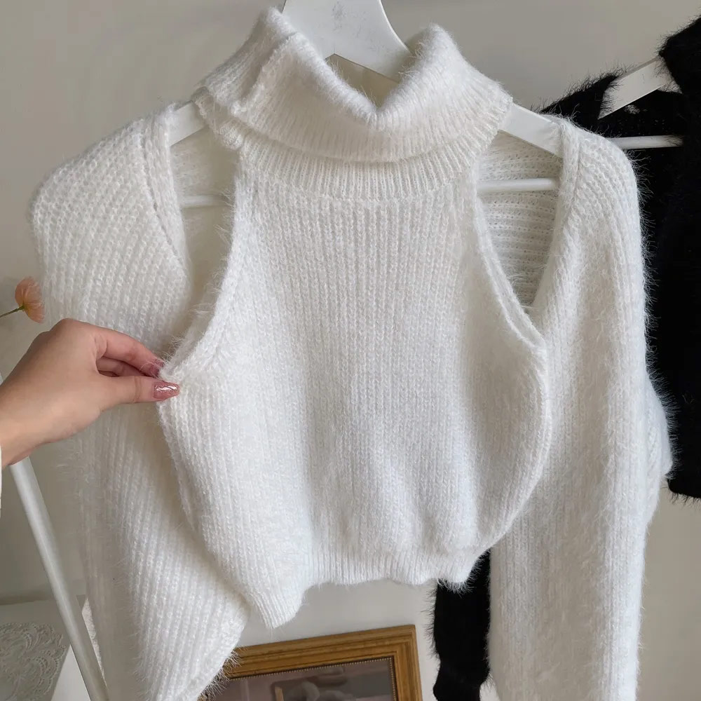 シャギーニットタートルノースリーブ&ボレロSET | 詳細画像30