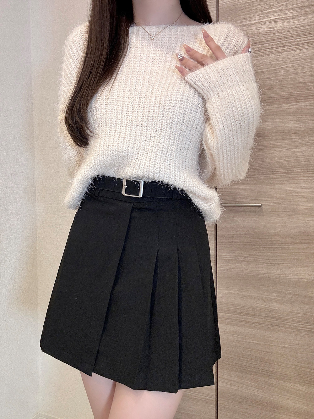 ボートネックシャギールーズニット | 詳細画像23