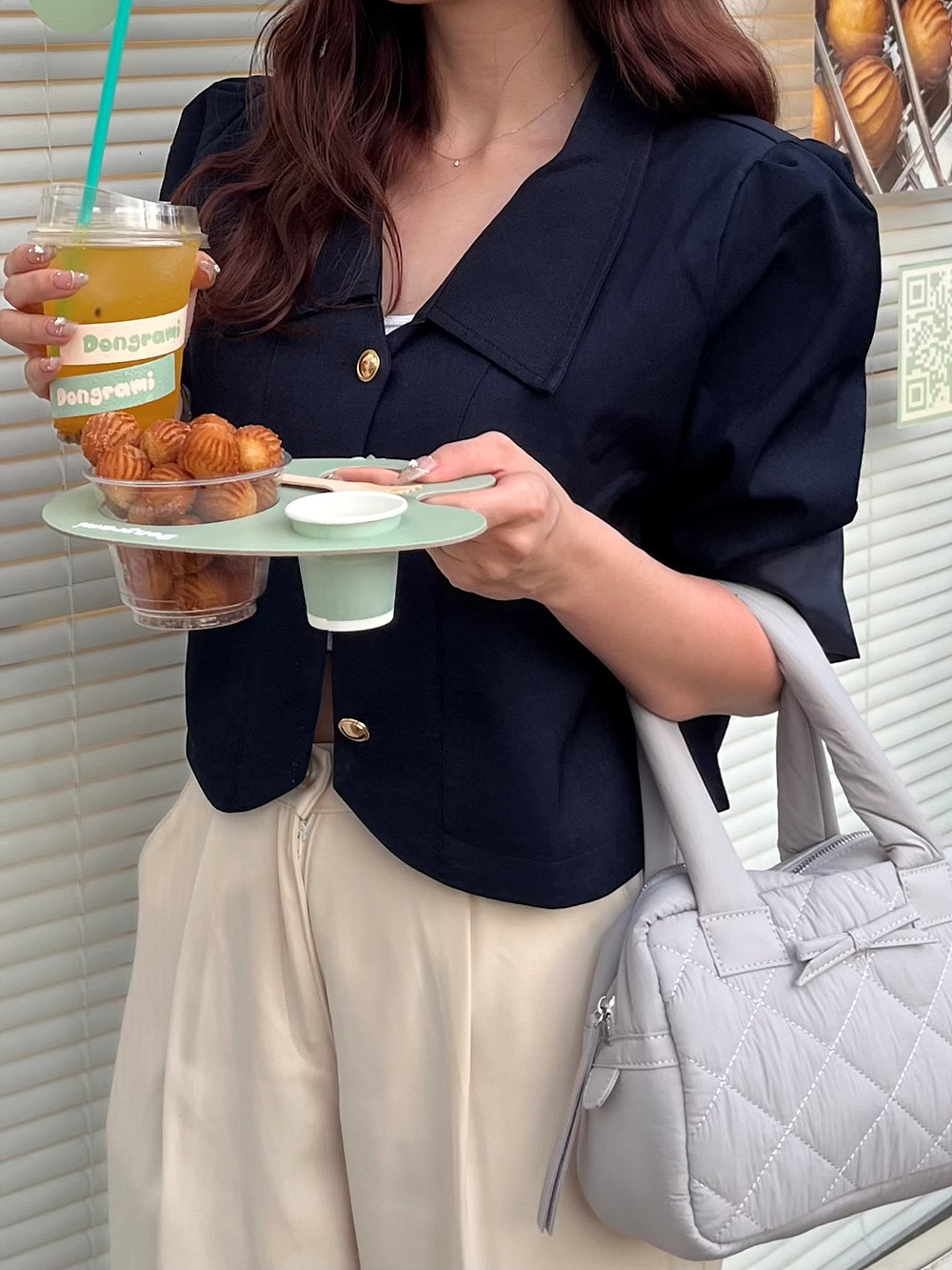 クロップドゴールドボタンジャケット | 詳細画像11