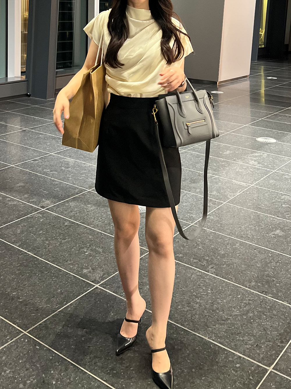 ドレープシャーリング半袖Tシャツ | 詳細画像4