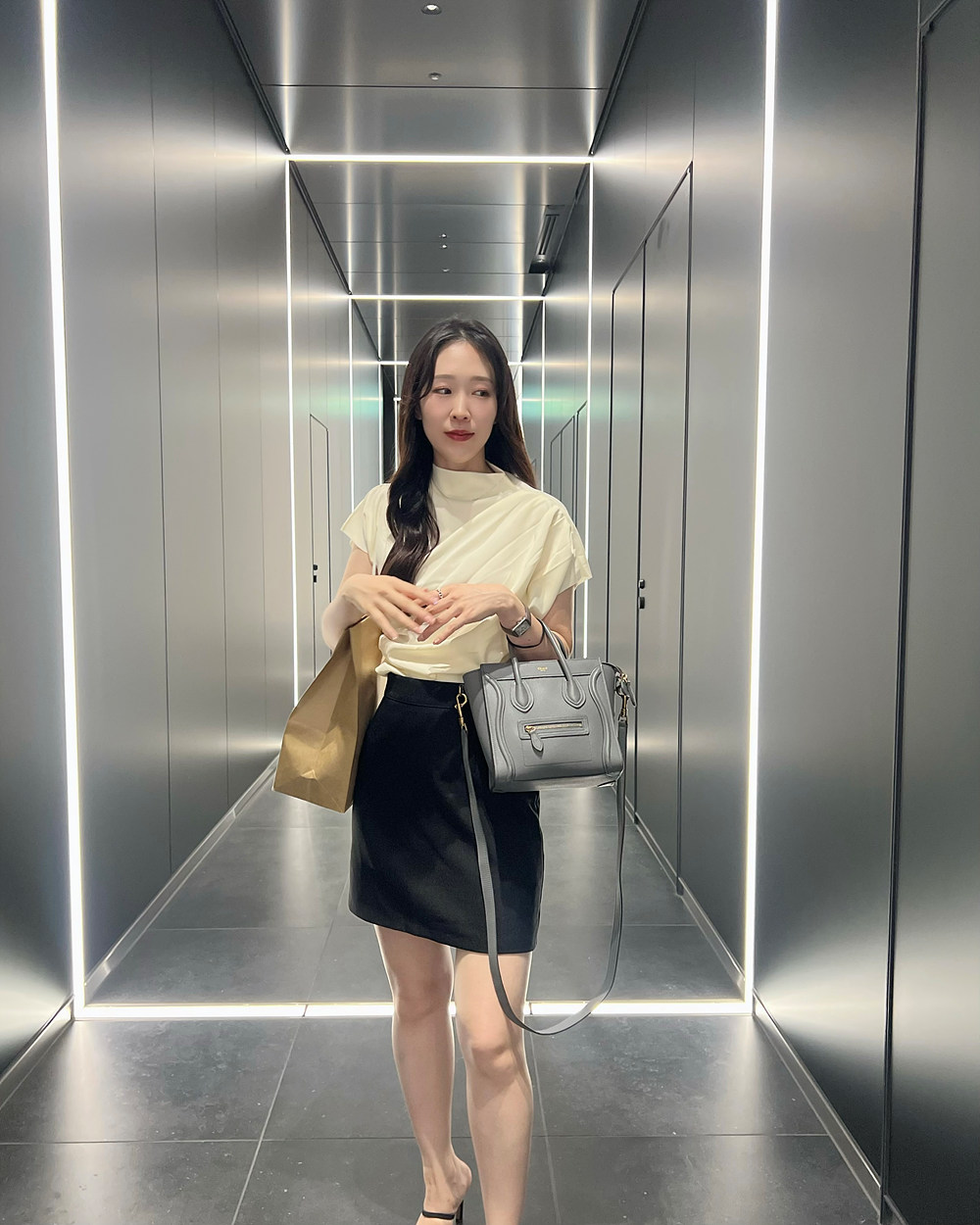 ドレープシャーリング半袖Tシャツ | 詳細画像8