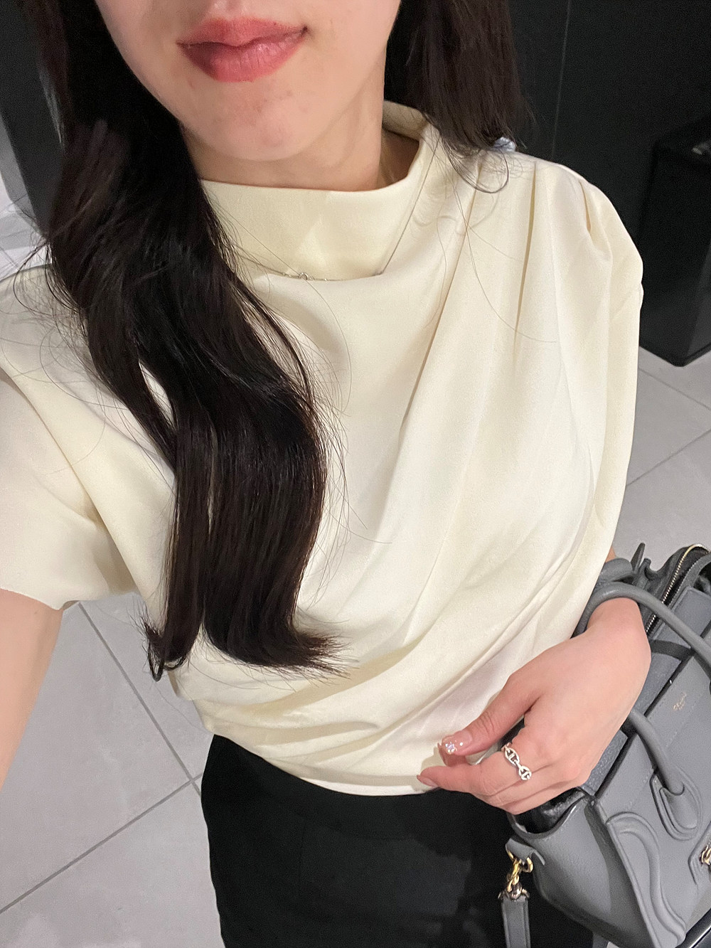 ドレープシャーリング半袖Tシャツ | 詳細画像13