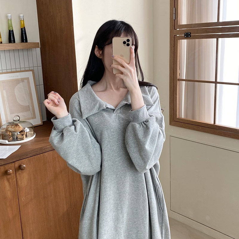 スキッパールーズスウェットワンピース | 詳細画像10