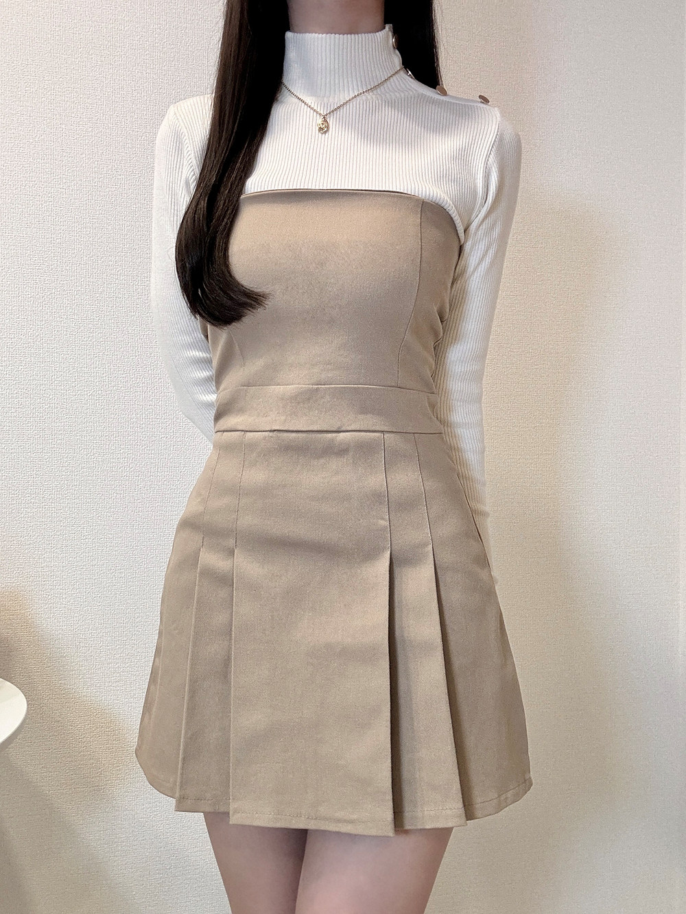 ゴールドボタンハイネックニット | 詳細画像18