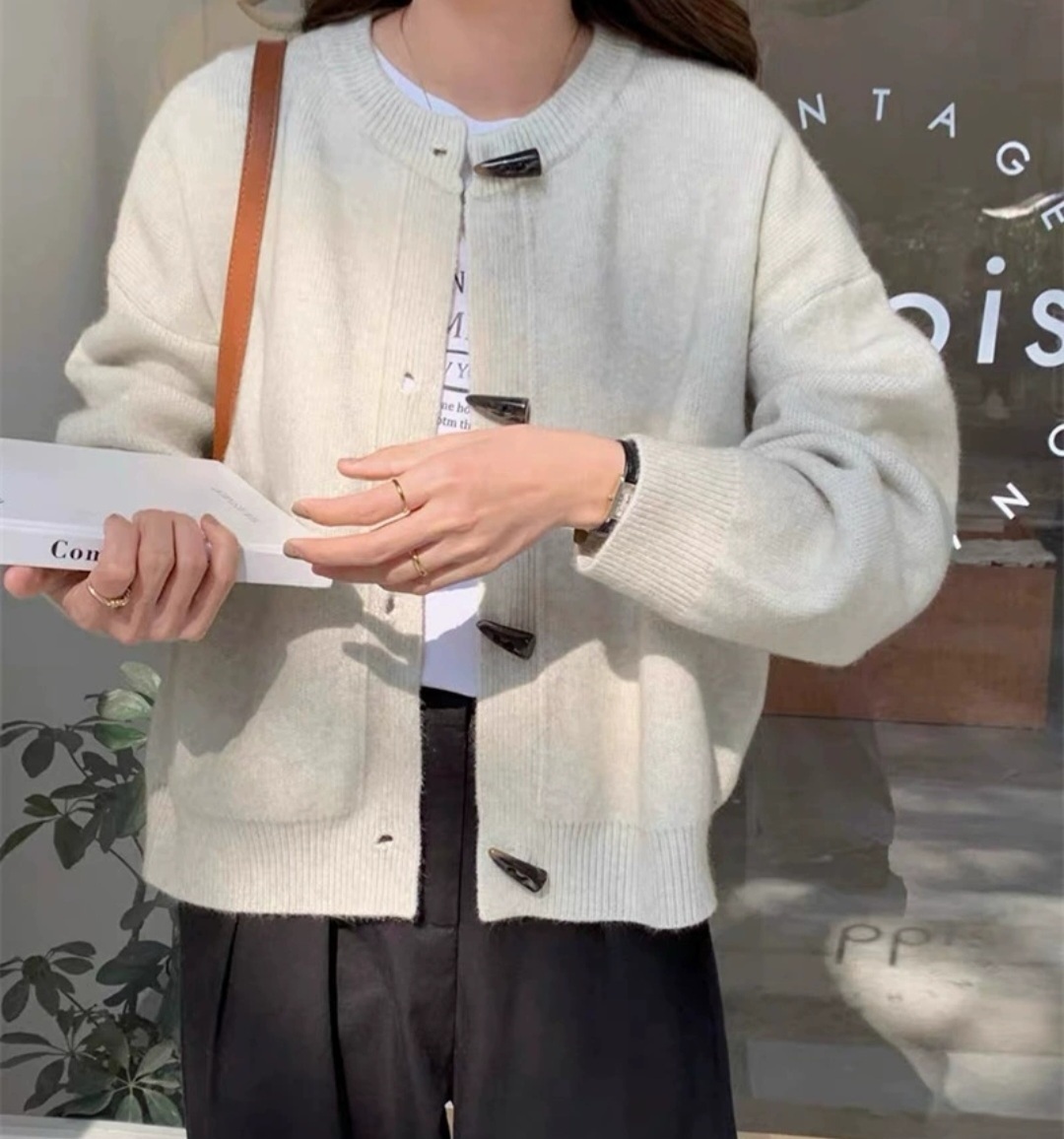 トグルボタンラウンドカーディガン | 詳細画像7