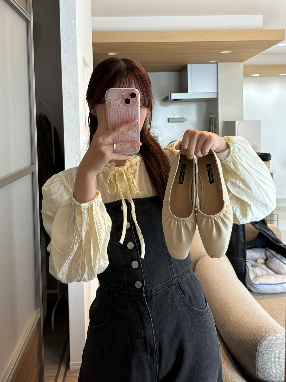 シャーリングクッションフラットシューズ | 詳細画像9