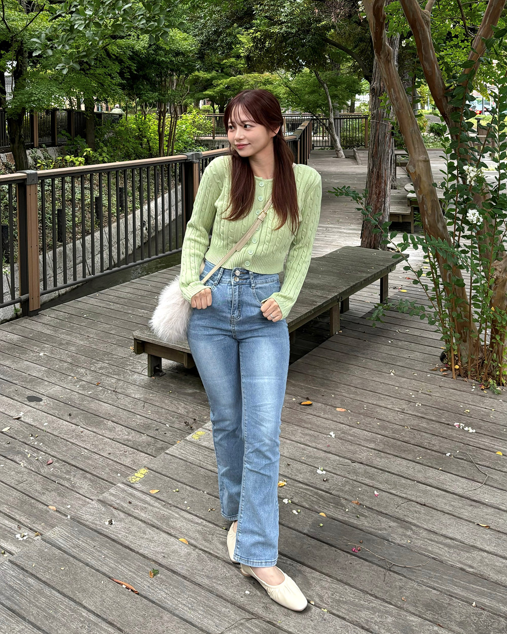 5COLORSケーブルニットカーディガン | 詳細画像4