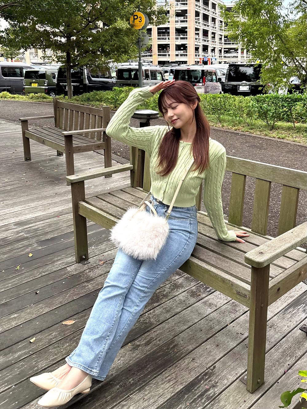 5COLORSケーブルニットカーディガン | 詳細画像5