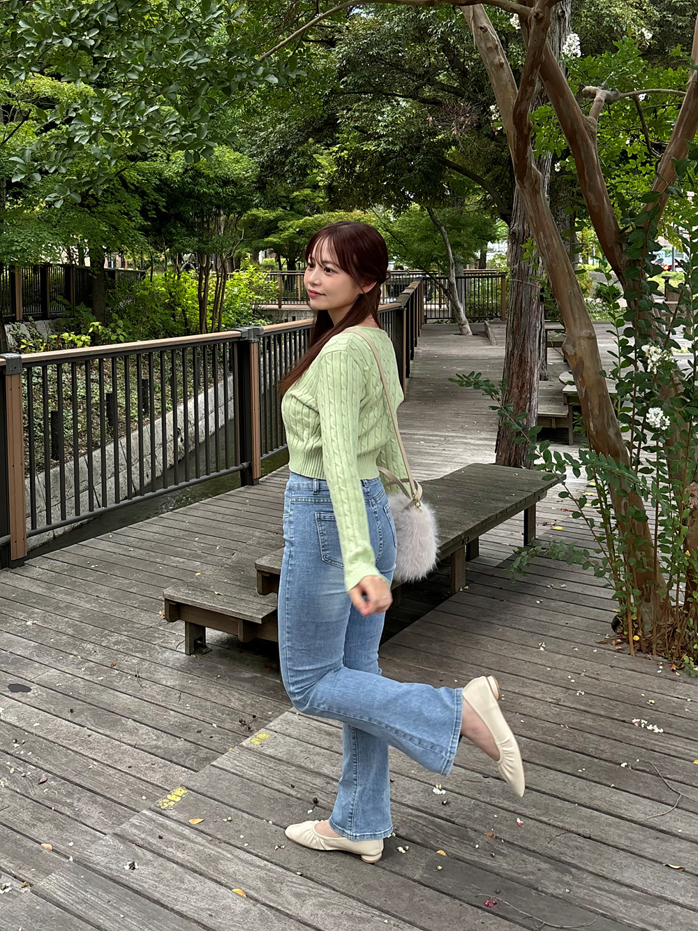 5COLORSケーブルニットカーディガン | 詳細画像8