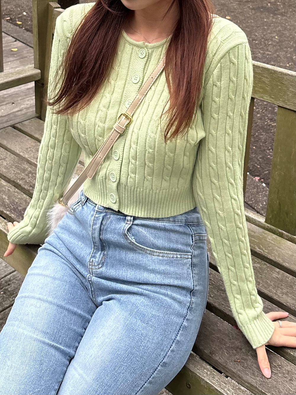 5COLORSケーブルニットカーディガン | 詳細画像14