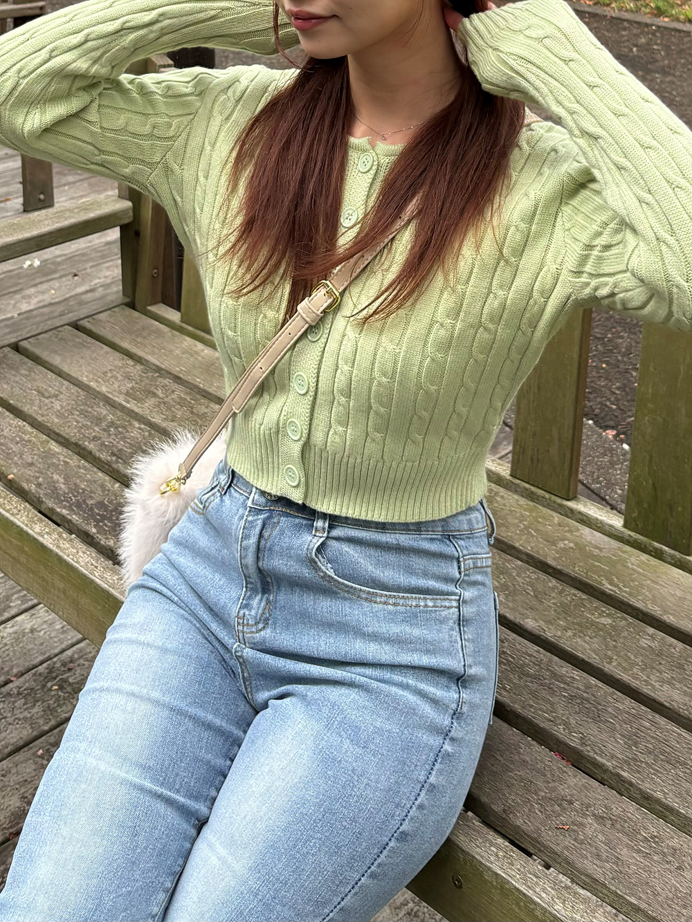 5COLORSケーブルニットカーディガン | 詳細画像21