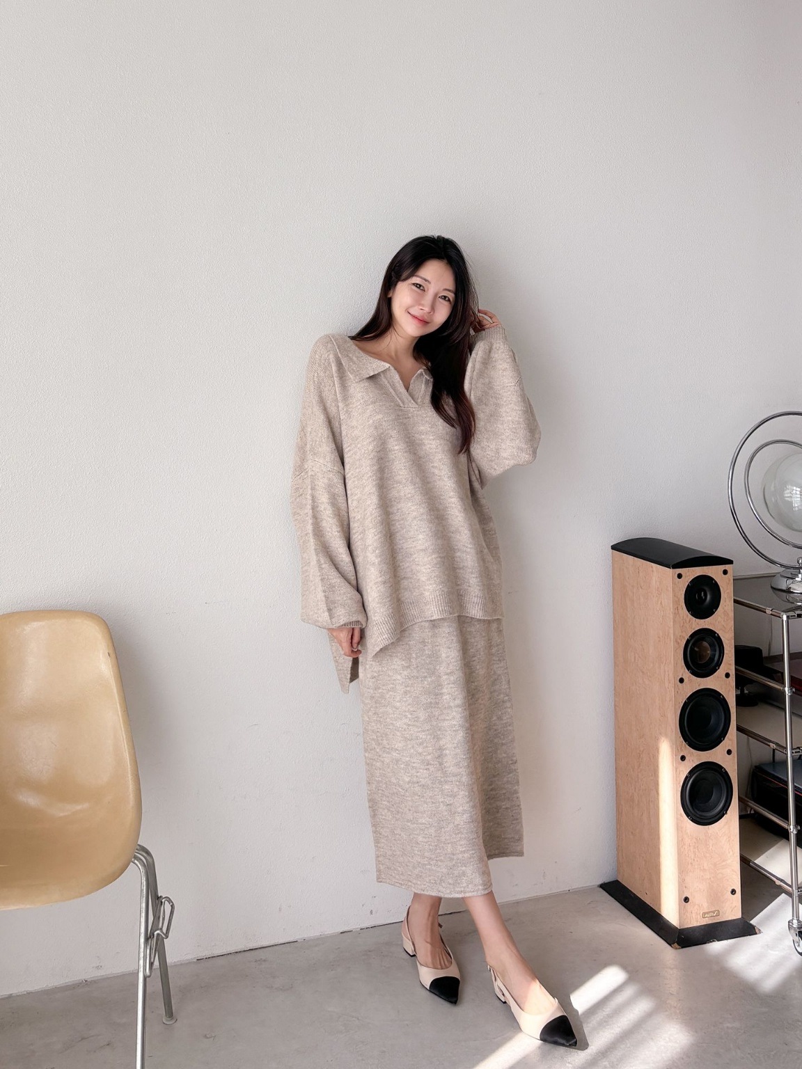 ウール混スキッパーニット | 詳細画像9