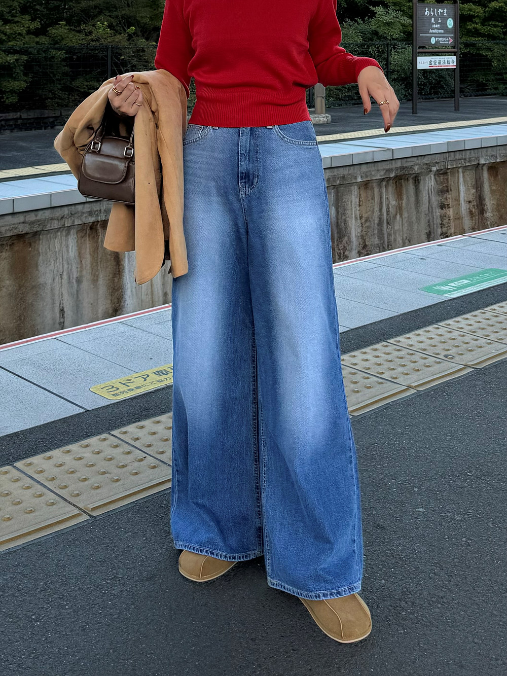 ワイドフレアロングデニムパンツ | 詳細画像2