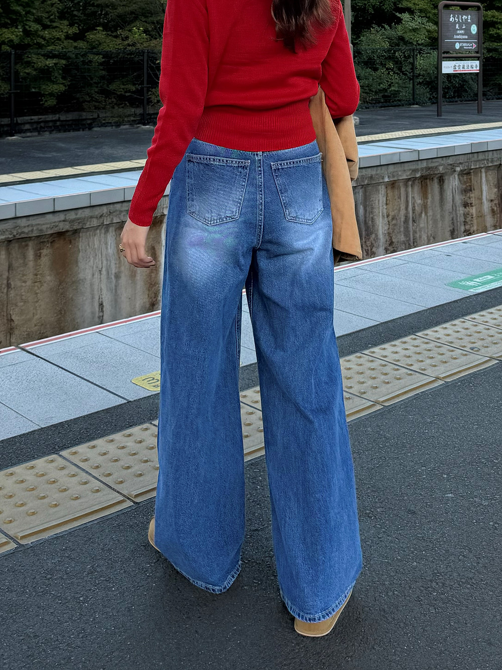 ワイドフレアロングデニムパンツ | 詳細画像3
