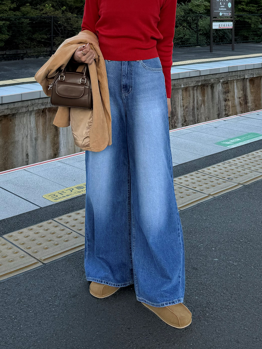 ワイドフレアロングデニムパンツ | 詳細画像5