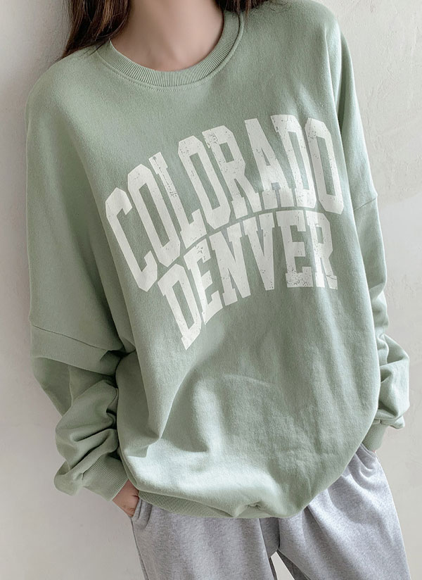 DENVERプリントボクシースウェット | レディースファッション通販 - DHOLIC