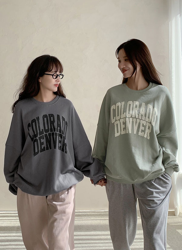 DENVERプリントボクシースウェット | レディースファッション通販 - DHOLIC