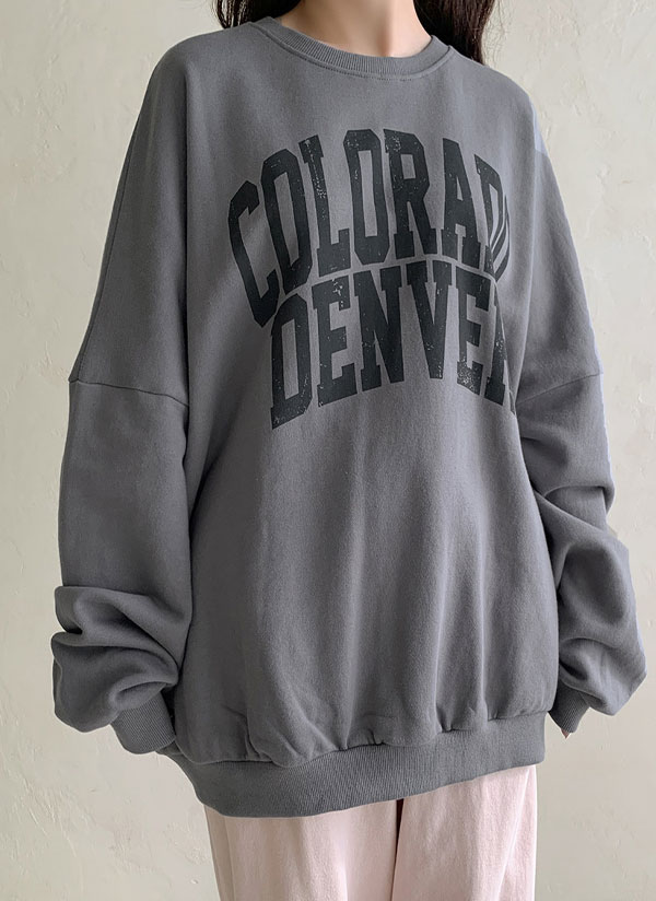 DENVERプリントボクシースウェット | レディースファッション通販 - DHOLIC