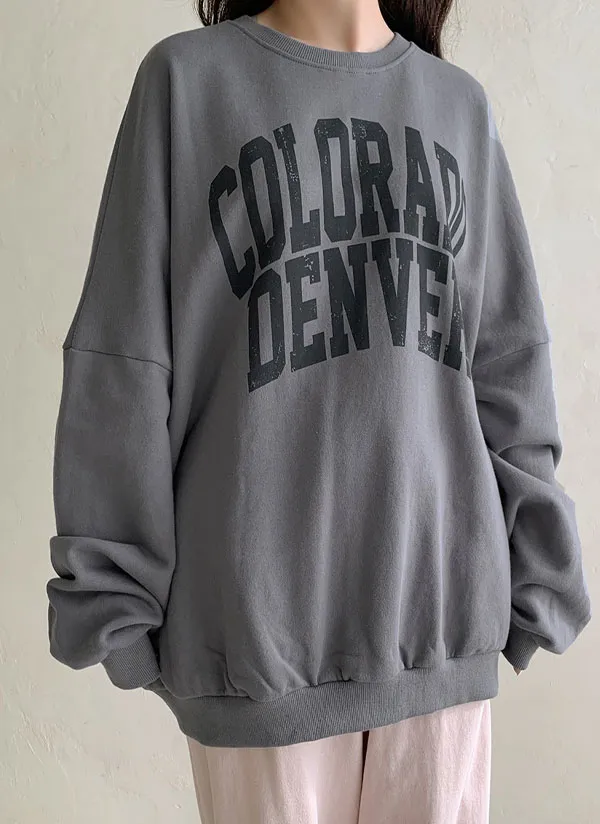 DENVERプリントボクシースウェット | レディースファッション通販 - DHOLIC