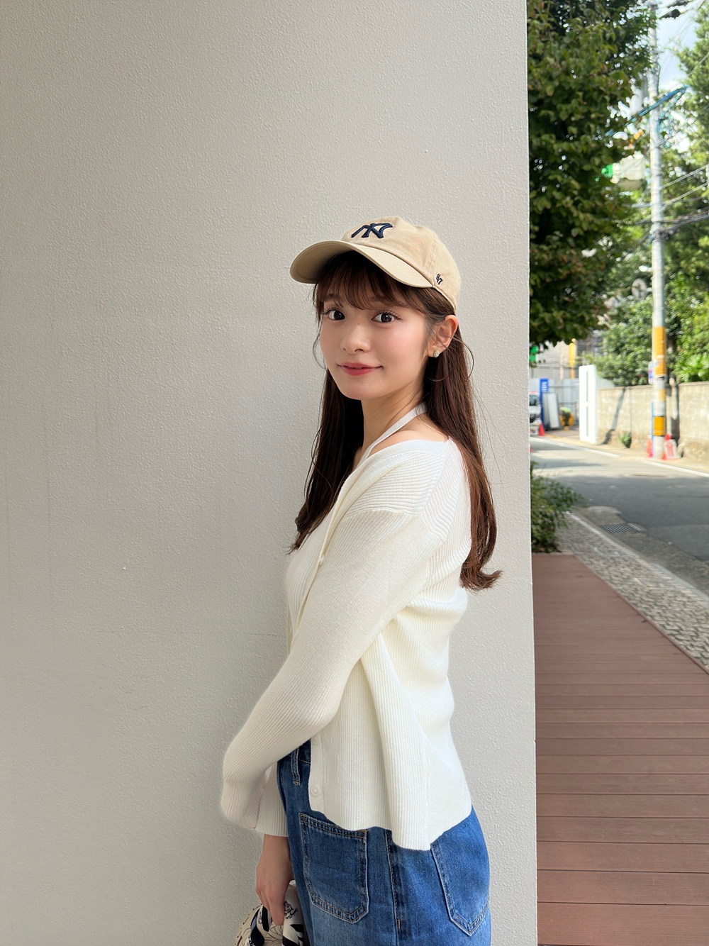 ホルターネックリブノースリーブ&カーディガンSET | 詳細画像12