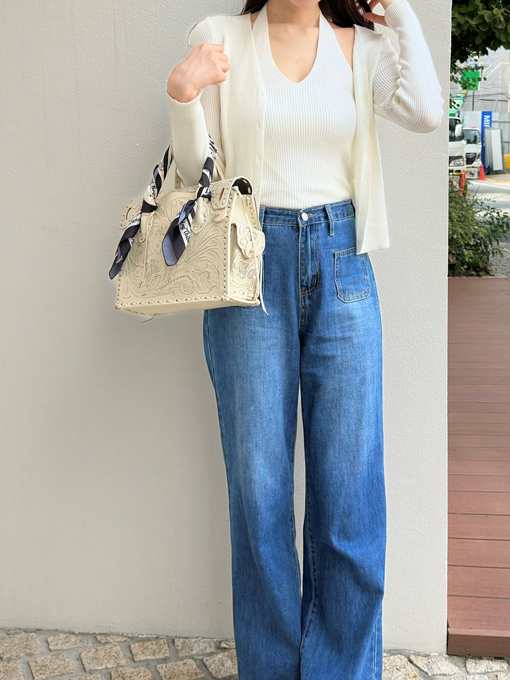 ホルターネックリブノースリーブ&カーディガンSET | 詳細画像13