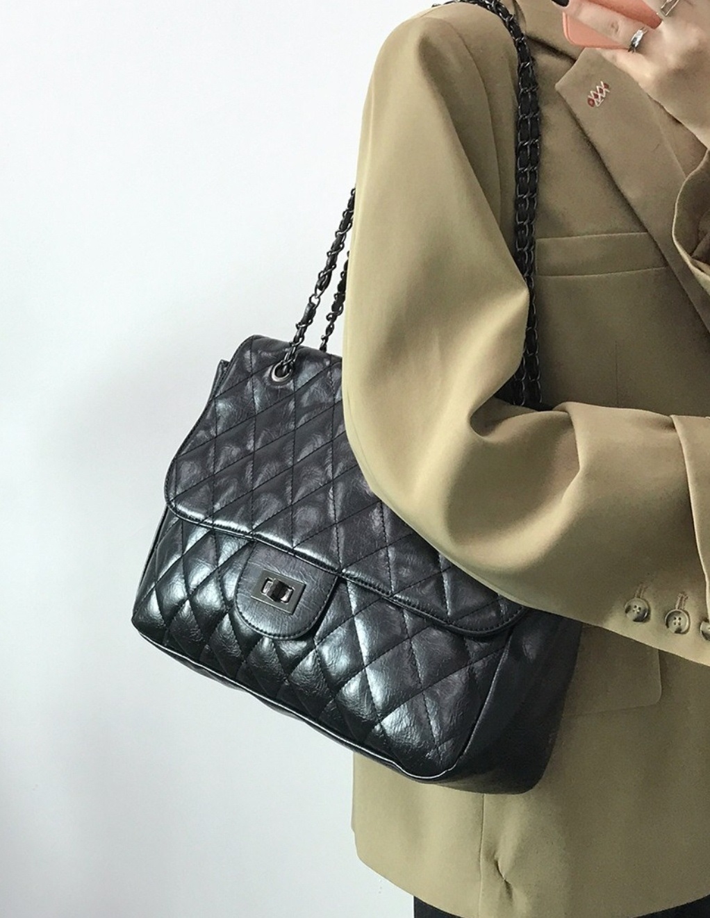 2WAYチェーンフラップキルティングバッグ | 詳細画像5