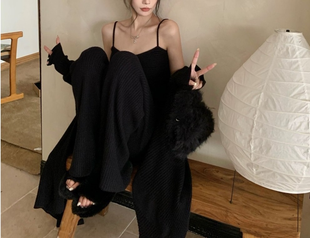 ツイストニットキャミ&ショールカーディガン&パンツ3SET | 詳細画像15