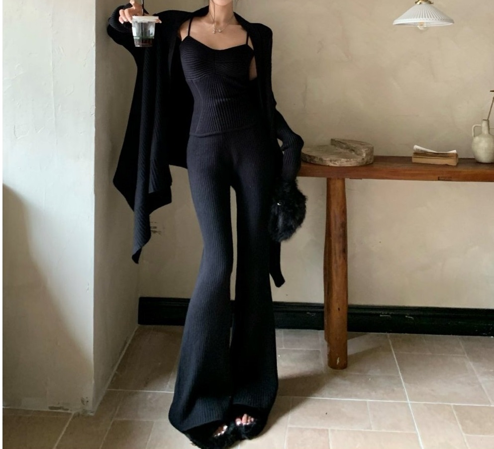 ツイストニットキャミ&ショールカーディガン&パンツ3SET | 詳細画像16