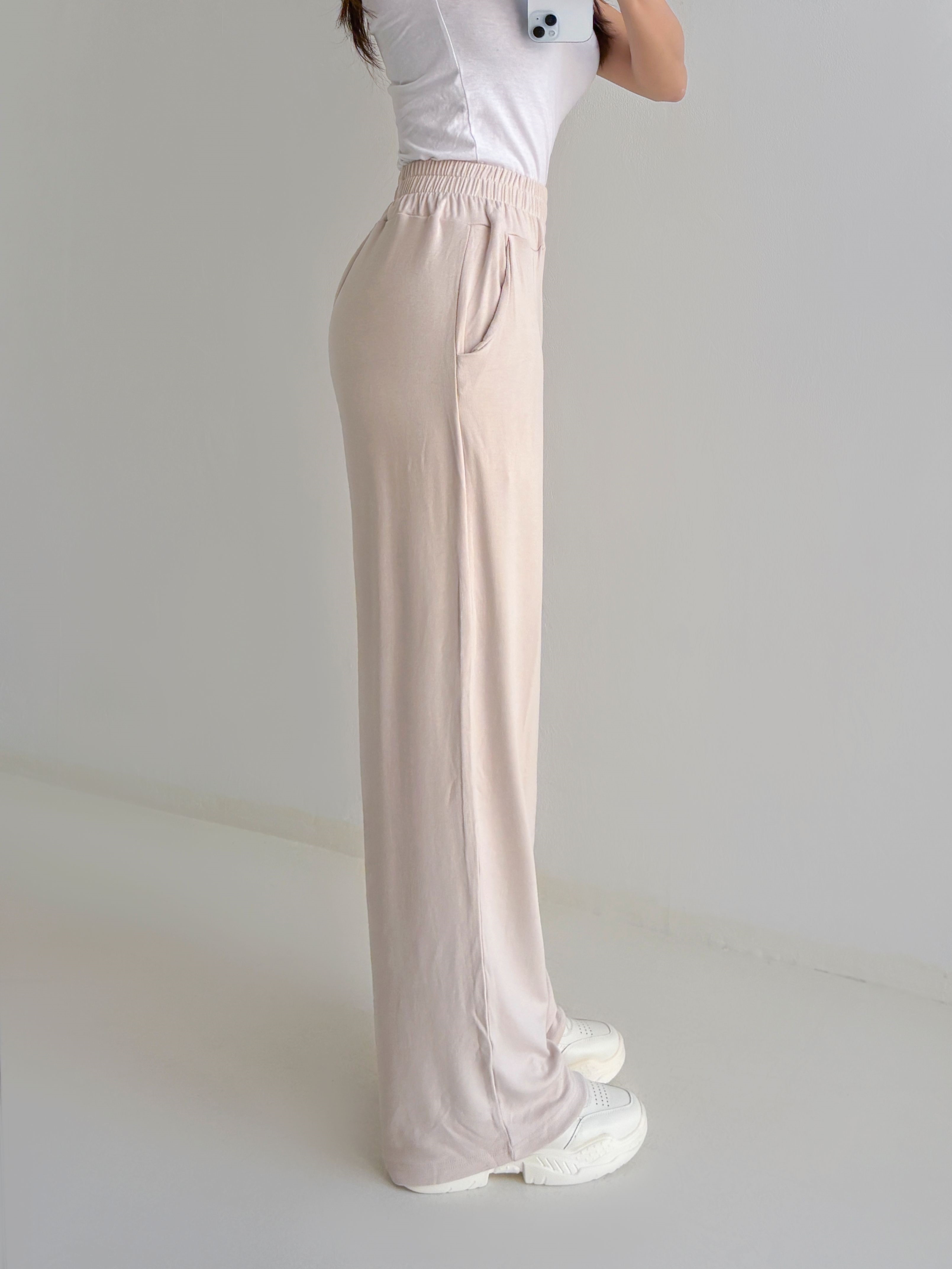 ワンタックウエストゴムワイドパンツ | 詳細画像16