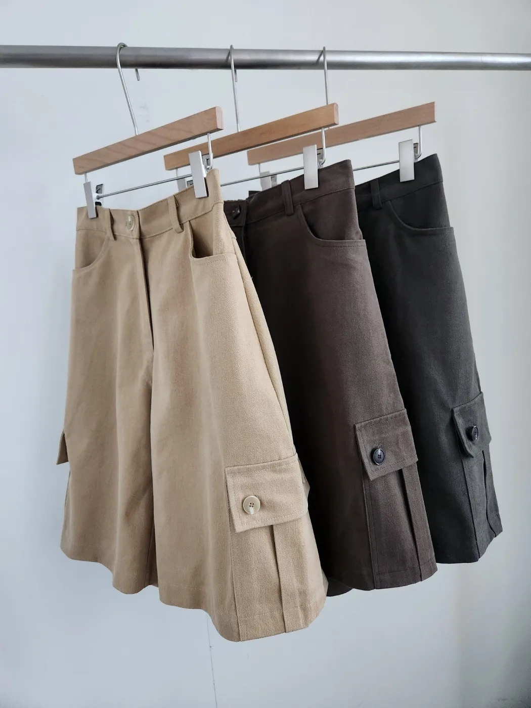 バックゴムカーゴバミューダパンツ | 詳細画像1